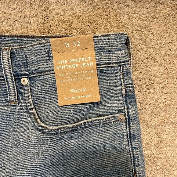 Women’s Madewell The Perfect Vintage Jeans (Size 32) - Picture 3 of 7